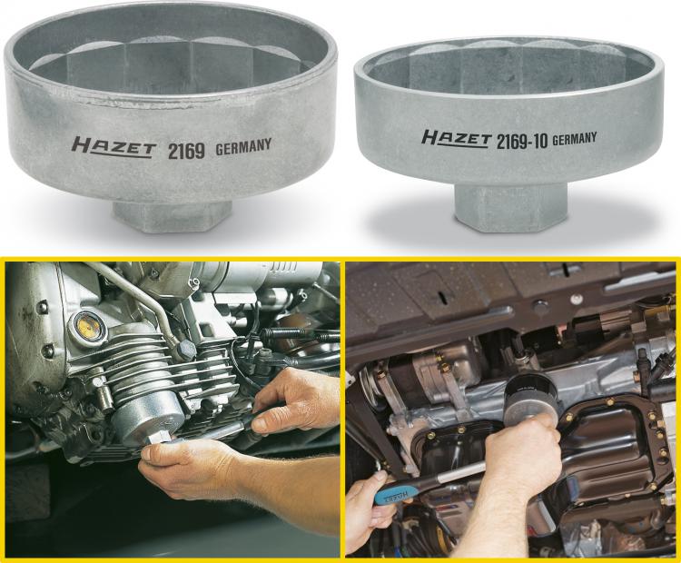 Klucz do filtra oleju VW-AUDI i inne 74,4mm 14-ktny HAZET 2169 